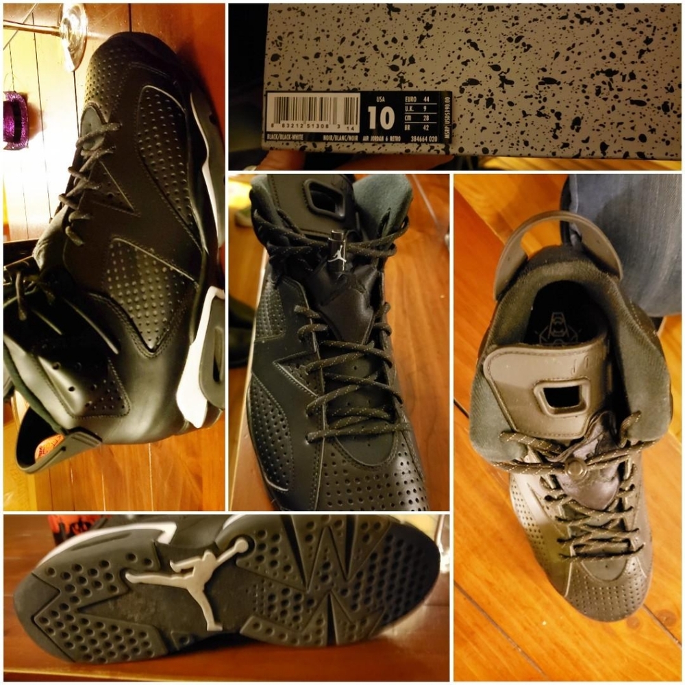 Black Retro 6s